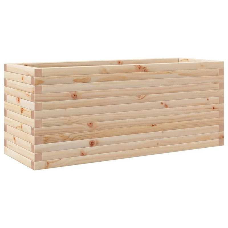Load image into Gallery viewer, VidaXL Plantenbak 110x40x46 cm massief grenenhout