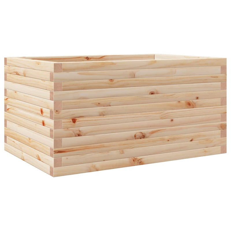Load image into Gallery viewer, Vidaxl plantenbak 90x60x46 cm massief grenenhout