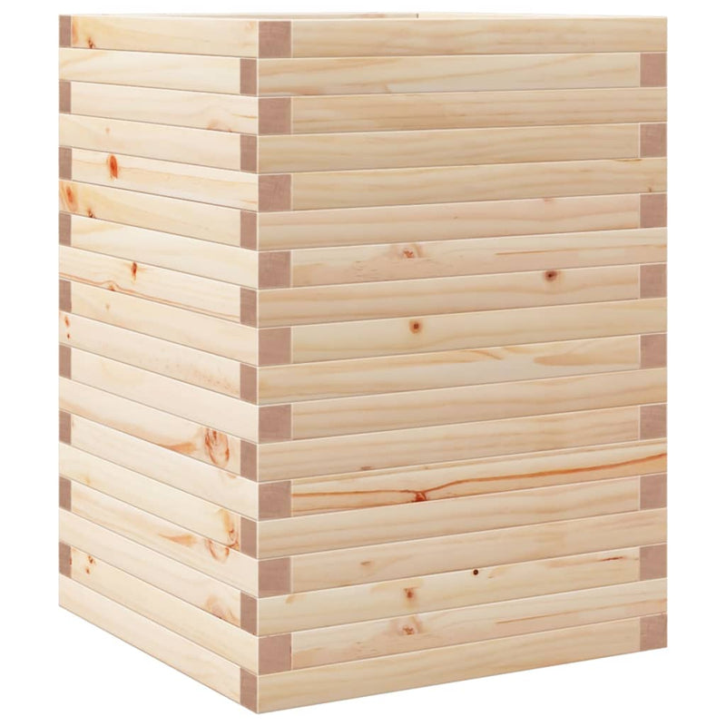 Load image into Gallery viewer, Vidaxl plantenbak 50x50x68,5 cm massief grenenhout
