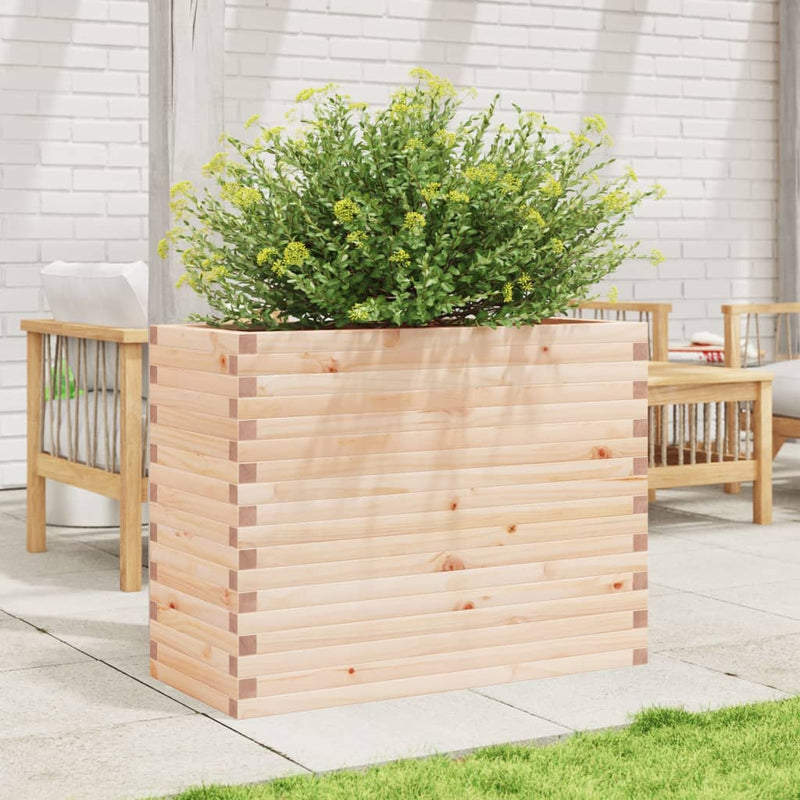 Load image into Gallery viewer, VidaXL Plantenbak 90x40x68,5 cm massief grenenhout