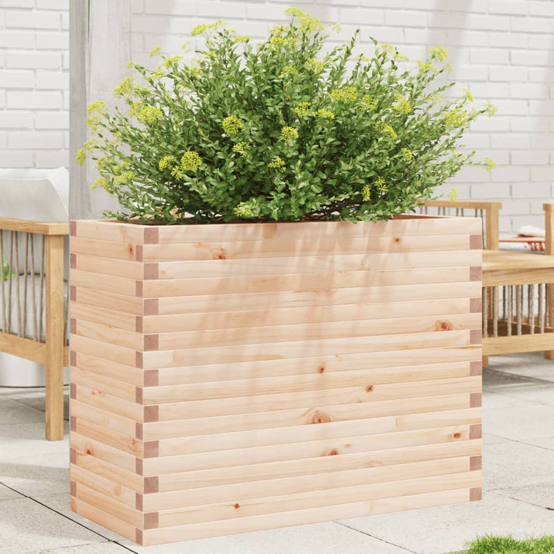 Load image into Gallery viewer, VidaXL Plantenbak 90x40x68,5 cm massief grenenhout