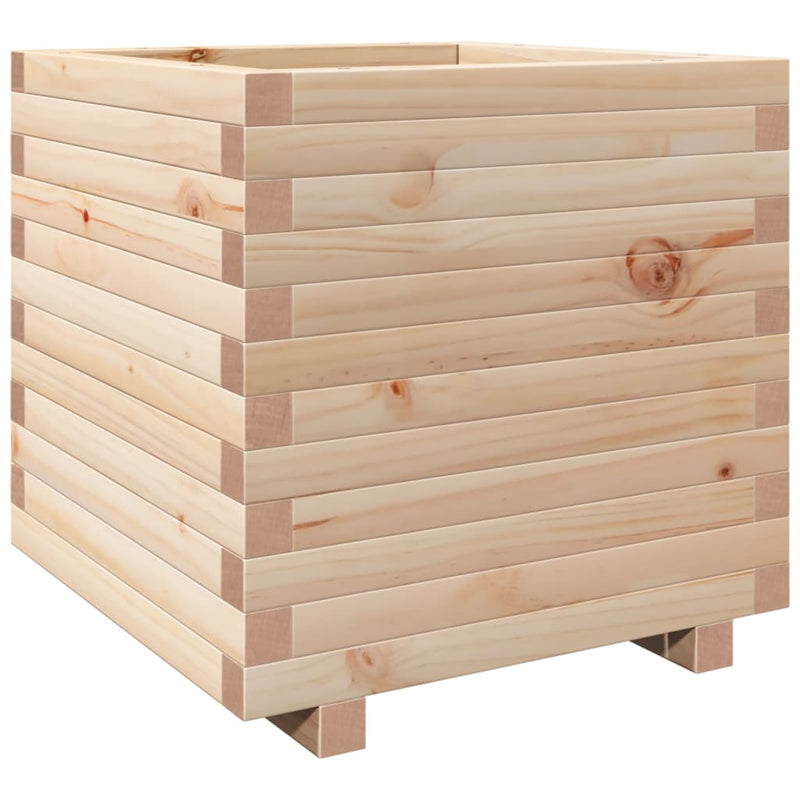 Load image into Gallery viewer, VidaXL Plantenbak 50x50x49,5 cm massief grenenhout