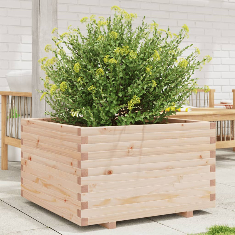 Load image into Gallery viewer, VidaXL Plantenbak 80x80x49,5 cm massief grenenhout