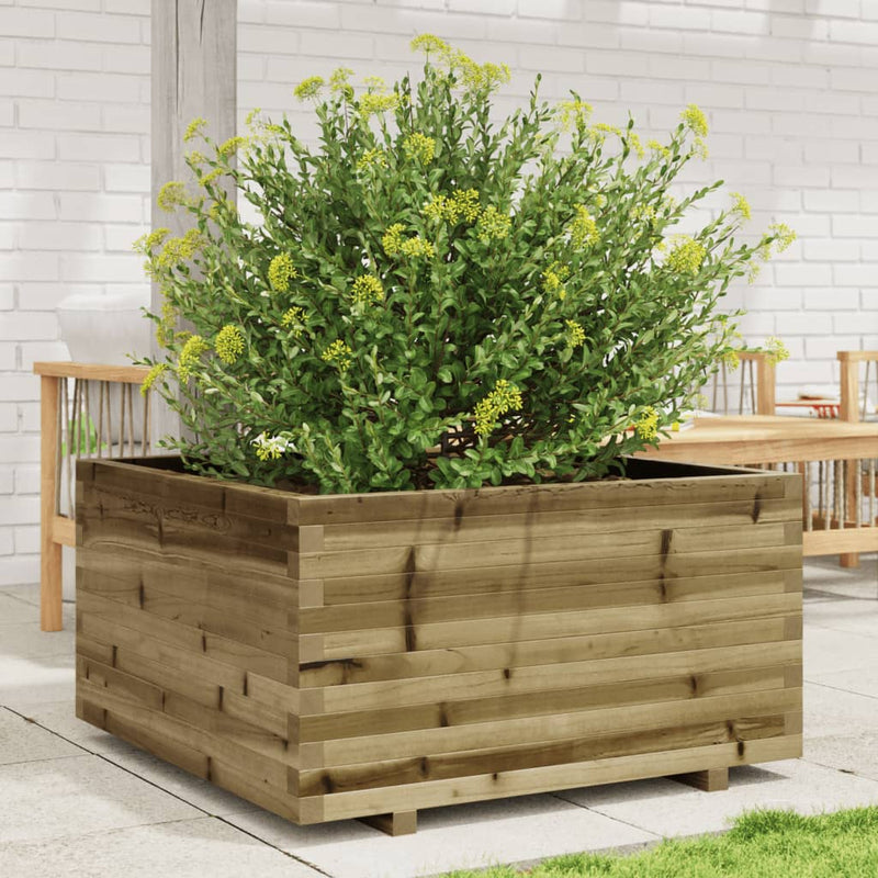 Load image into Gallery viewer, VidaXL Plantenbak 90x90x49,5 cm geïmpregneerd grenenhout