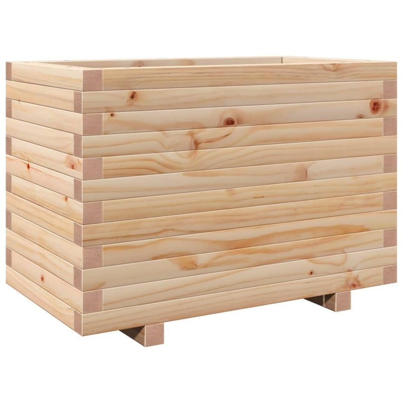 Load image into Gallery viewer, VidaXL Plantenbak 70x40x49,5 cm massief grenenhout
