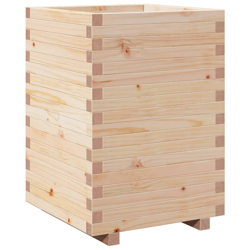 Load image into Gallery viewer, VidaXL Plantenbak 50x50x72,5 cm massief grenenhout