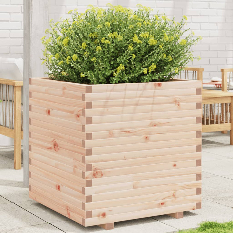 Load image into Gallery viewer, VidaXL Plantenbak 70x70x72,5 cm massief grenenhout