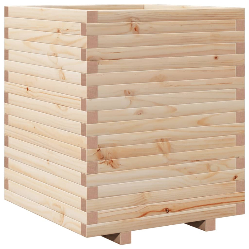 Load image into Gallery viewer, VidaXL Plantenbak 60x60x72 cm massief grenenhout
