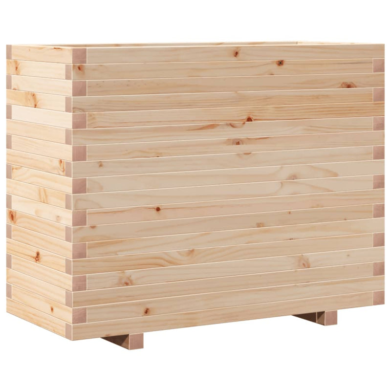 Load image into Gallery viewer, VidaXL Plantenbak 90x40x72 cm massief grenenhout