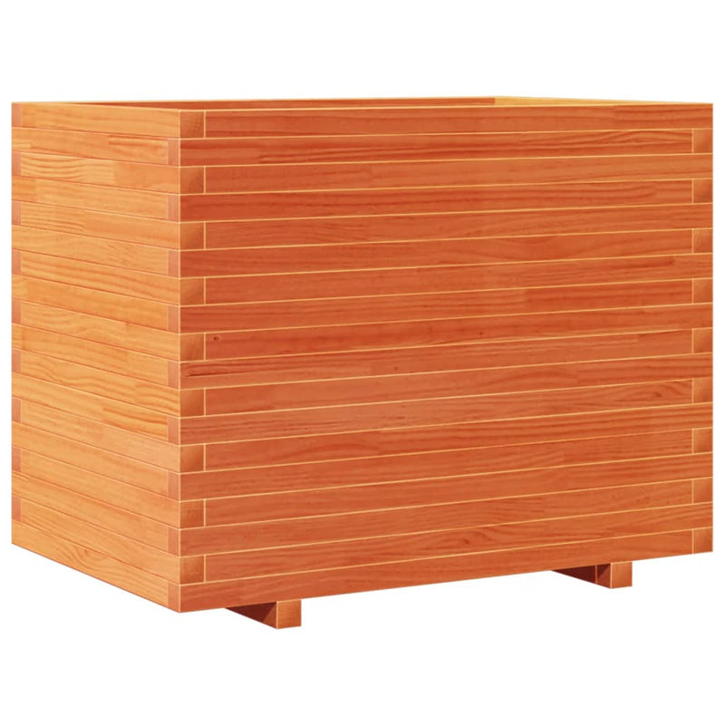Load image into Gallery viewer, VidaXL Plantenbak 90x60x72 cm massief grenenhout wasbruin