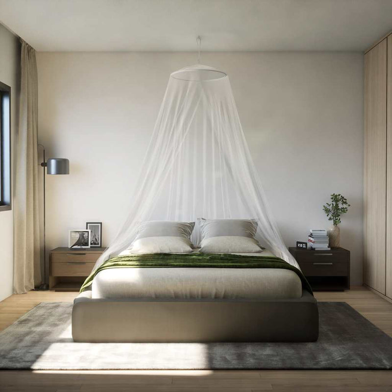 Load image into Gallery viewer, Vidaxl klamboe voor bed 220 gaas 56x56x220 cm wit