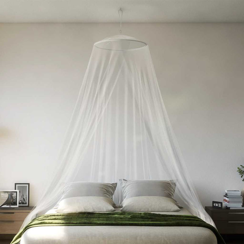 Load image into Gallery viewer, Vidaxl klamboe voor bed 220 gaas 56x56x220 cm wit