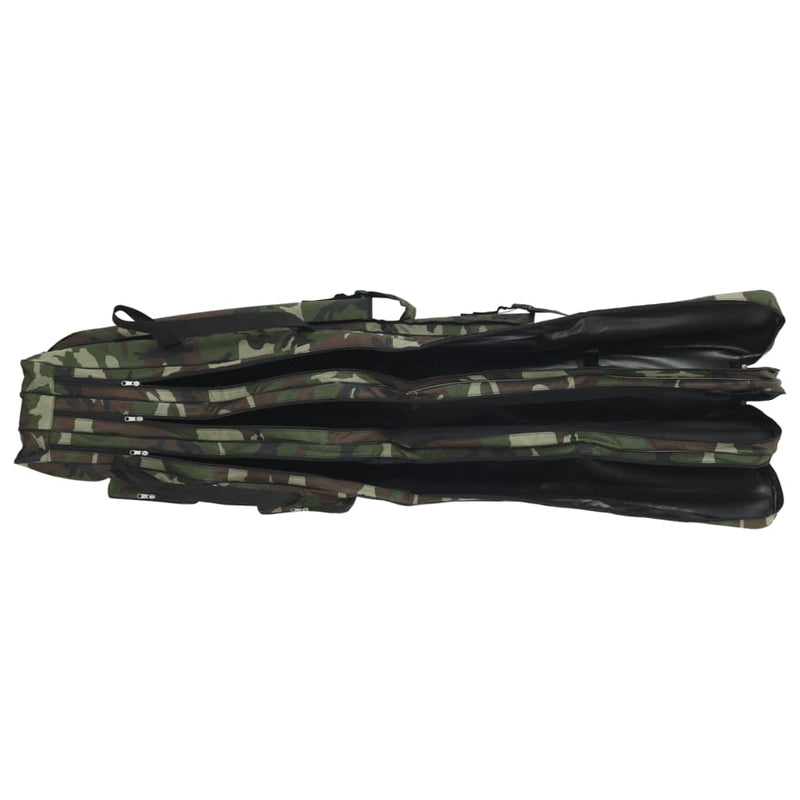Load image into Gallery viewer, Vidaxl hengeltas 160 cm camouflage oxford stof groen