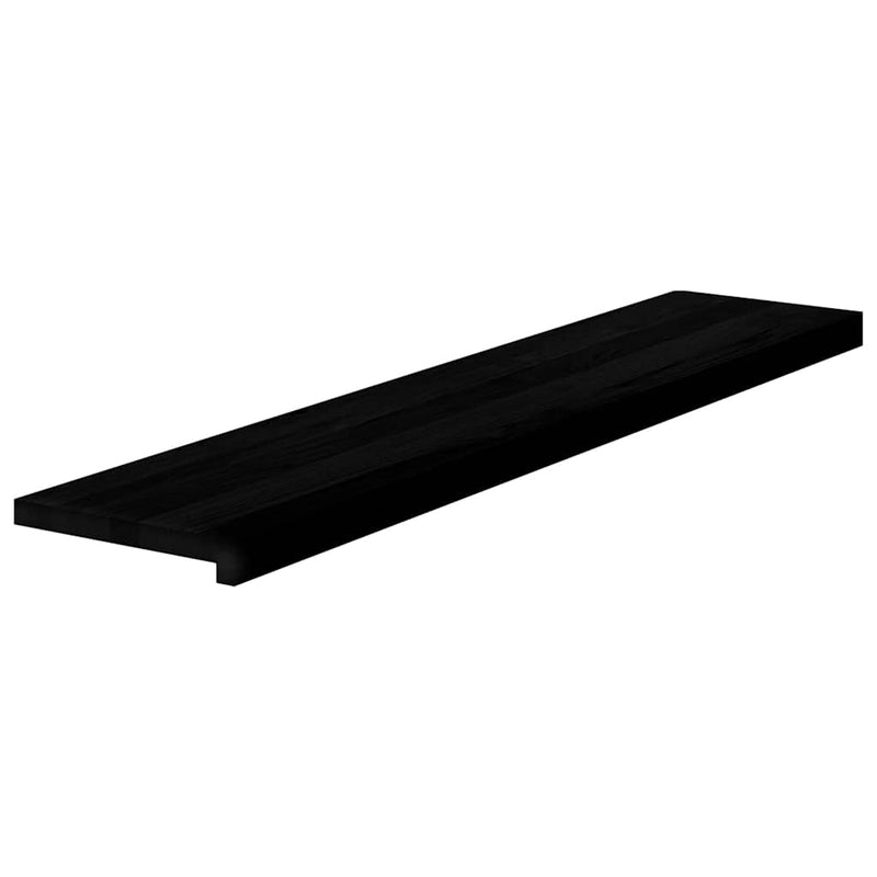 Load image into Gallery viewer, Vidaxl traptreden 2 st 120x25x2 cm massief eikenhout donkerbruin