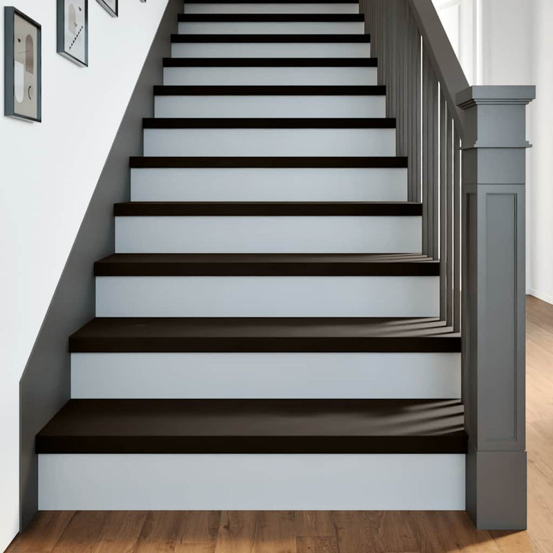 Load image into Gallery viewer, Vidaxl traptreden 2 st 100x30x2 cm massief eikenhout donkerbruin