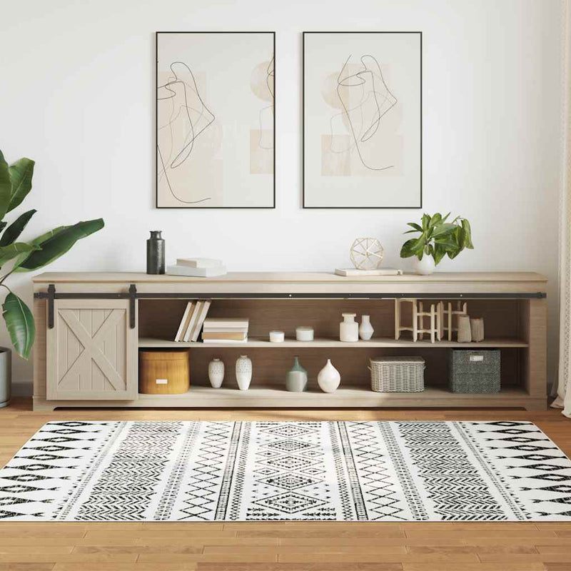 Load image into Gallery viewer, Vidaxl ophangset voor schuifdeur 244 cm koolstofstaal