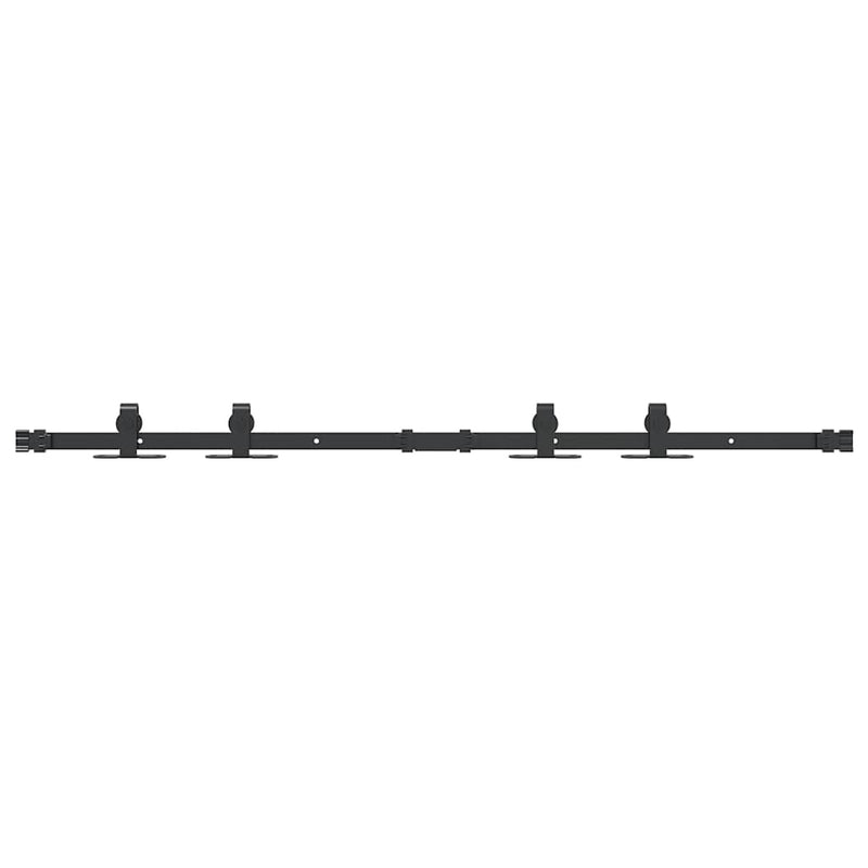 Load image into Gallery viewer, Vidaxl ophangset voor schuifdeur 122 cm koolstofstaal