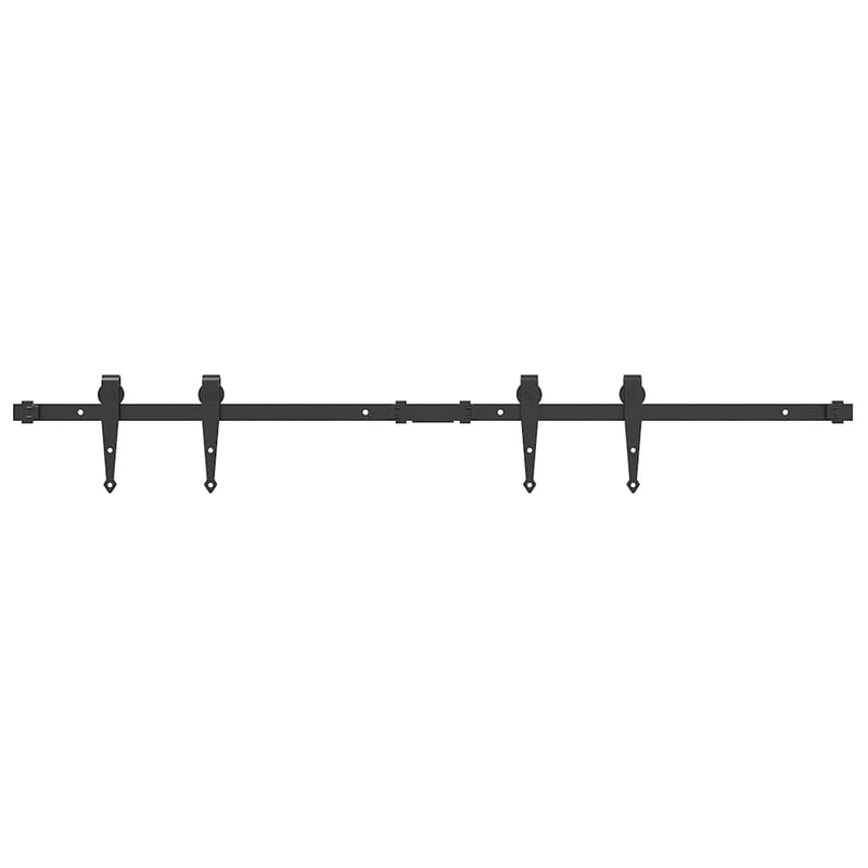 ギャラリービューアに画像をロードする, Vidaxl ophangset voor schuifdeur 122 cm koolstofstaal