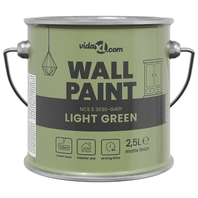 Afbeelding laden in galerijviewer, Vidaxl muurverf groen 2,5 l wandprint