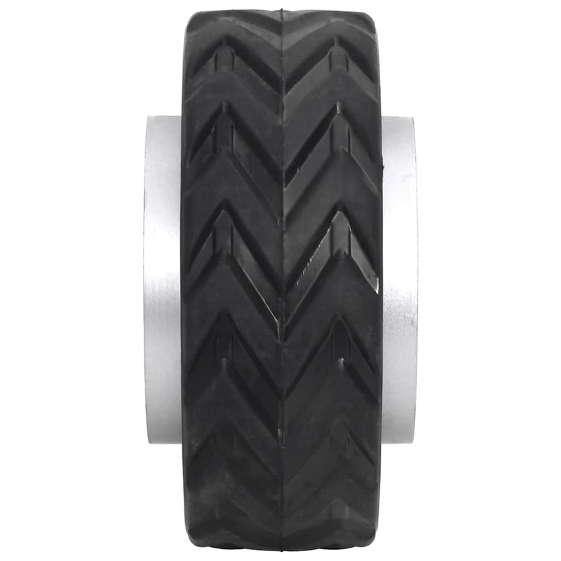 Load image into Gallery viewer, Vidaxl wiel voor neuswiel ø19,5x10 cm massief aluminium en rubber