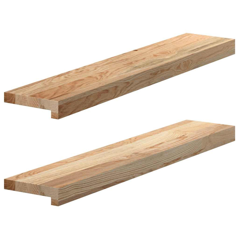 Load image into Gallery viewer, Vidaxl vensterbanken 2 st onbehandeld 80x15x2 cm massief eikenhout