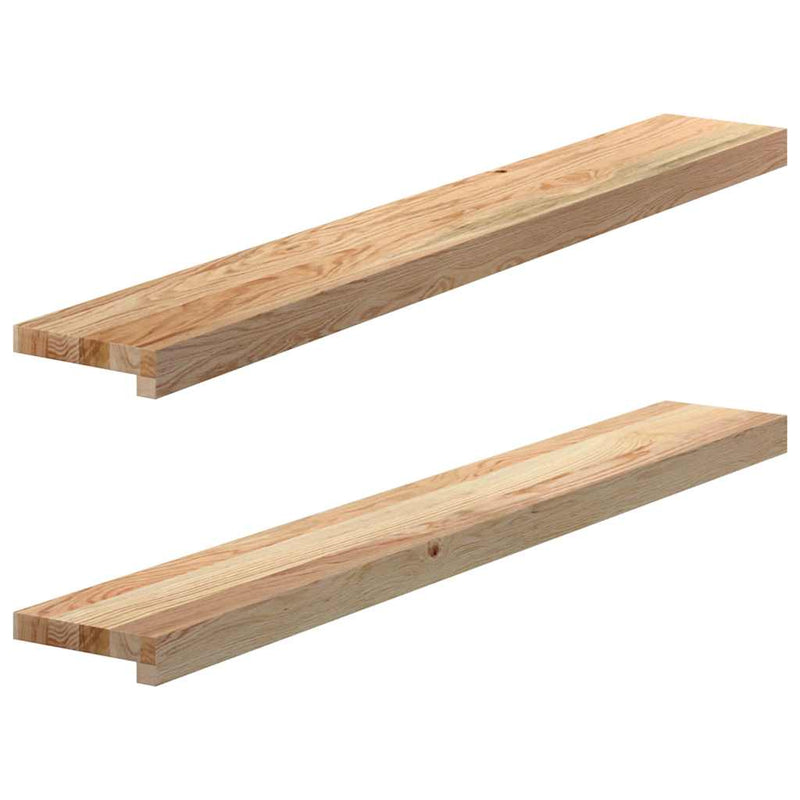 Load image into Gallery viewer, Vidaxl vensterbanken 2 st onbehandeld 110x15x2 cm massief eikenhout