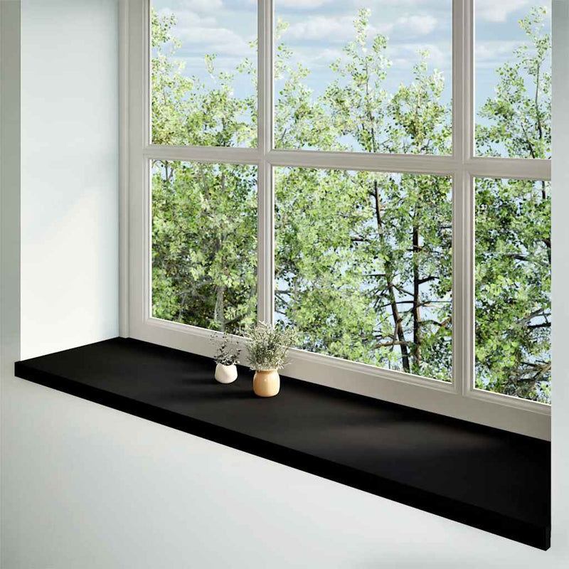 Load image into Gallery viewer, Vidaxl vensterbanken 2 st 160x40x2 cm massief eikenhout donkerbruin