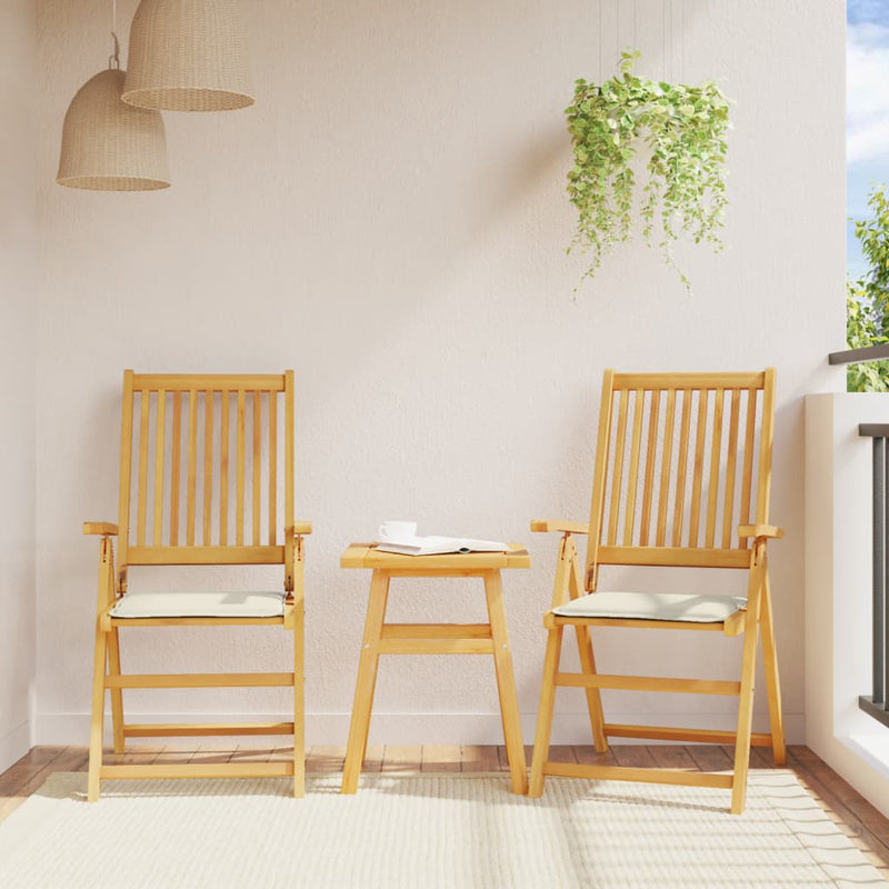 ギャラリービューアに画像をロードする, Vidaxl tuinzitkussens 4 st vierkant 45x45x2 cm crèmekleurig