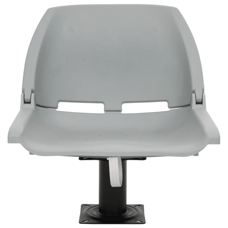 Load image into Gallery viewer, VidaXL 4-delige Bootstoelenset inklapbaar 48x51x41 cm grijs