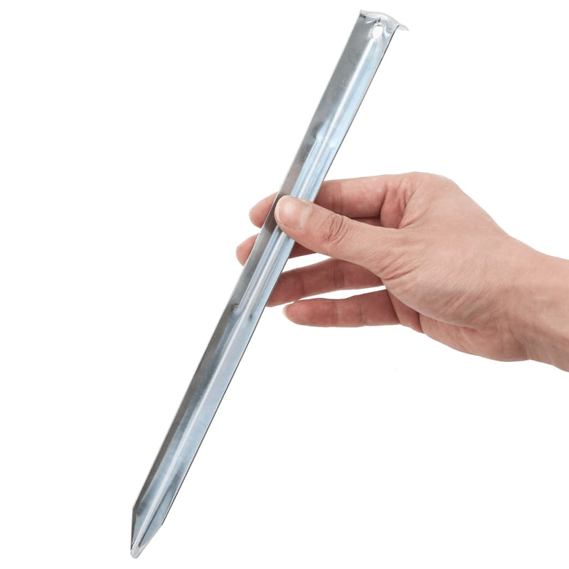 Afbeelding laden in galerijviewer, Vidaxl tentharingen 24 st ø20 mm 30 cm gegalvaniseerd staal
