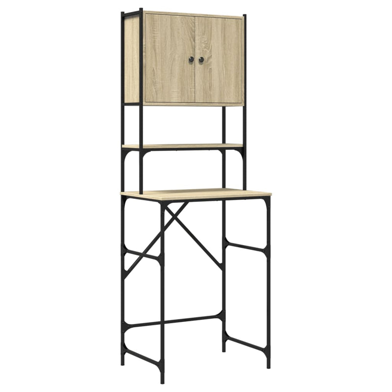 Load image into Gallery viewer, Vidaxl wasmachinekast 68x48,5x194 cm sonoma eikenkleurig