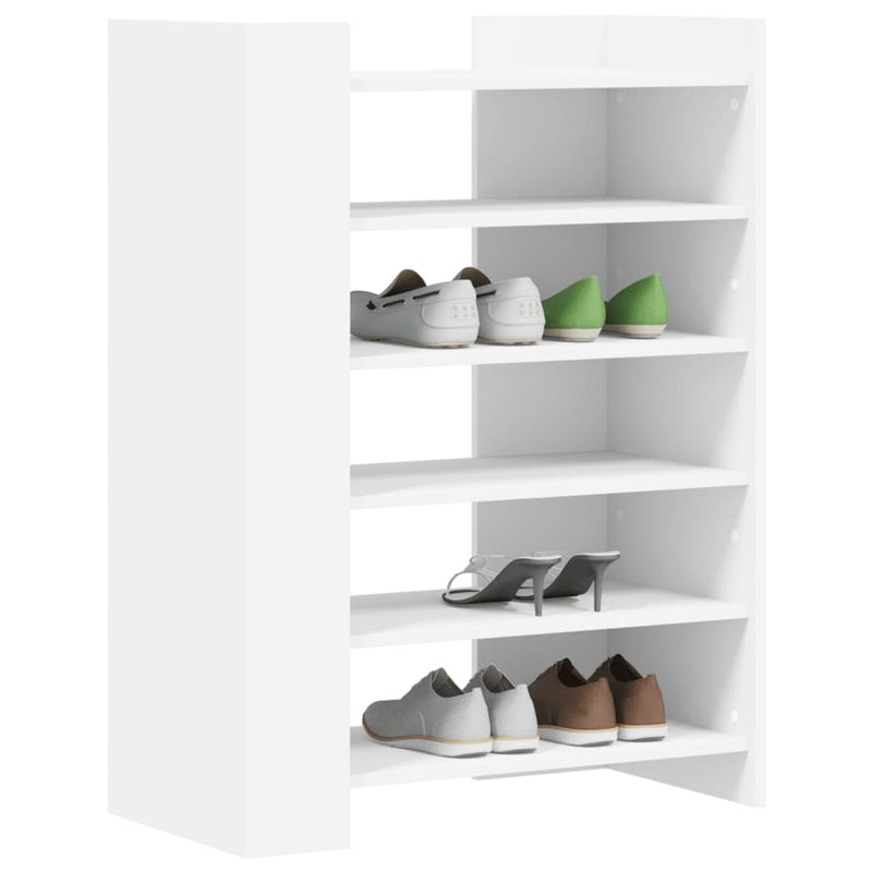 Load image into Gallery viewer, Vidaxl schoenenkast 74,5x37,5x100 cm bewerkt hout wit