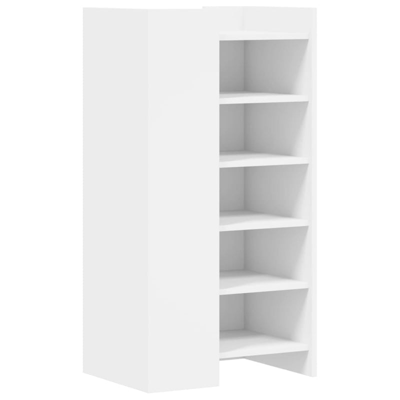 Load image into Gallery viewer, Vidaxl schoenenkast 52x37,5x100 cm bewerkt hout wit