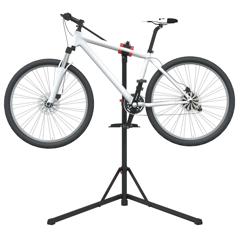 Load image into Gallery viewer, Vidaxl fietsreparatiestandaard inklapbaar 92-152 cm staal rood
