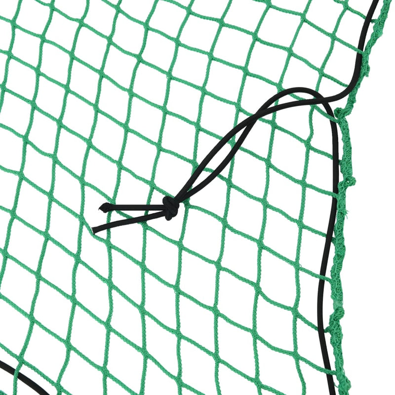 Load image into Gallery viewer, Vidaxl aanhangwagennet elastisch touw 3x3 m polypropeen groen