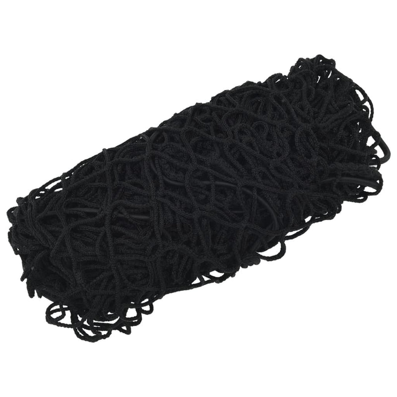 Load image into Gallery viewer, Vidaxl aanhangwagennet elastisch touw 5x3,5 m polypropeen zwart