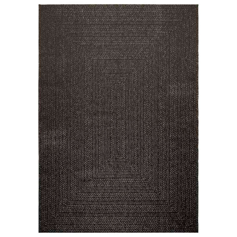 Chargez l'image dans la visionneuse de la galerie, Vidaxl vloerkleed zizur binnen en buiten 160x230cm jute look antraciet