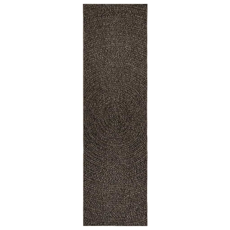Load image into Gallery viewer, Vidaxl vloerkleed zizur binnen en buiten 80x250 cm jute look antraciet