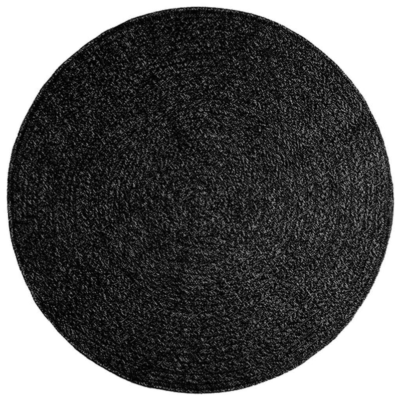 Load image into Gallery viewer, Vidaxl vloerkleed zizur binnen en buiten ø 120 cm jute look antraciet
