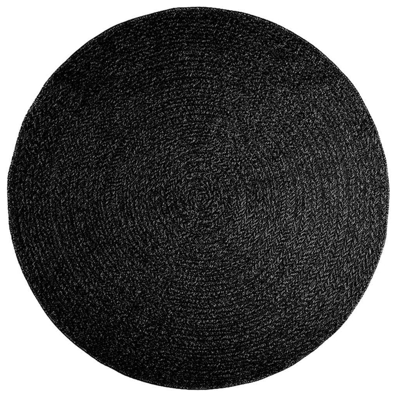 Load image into Gallery viewer, Vidaxl vloerkleed zizur binnen en buiten ø 160 cm jute look antraciet