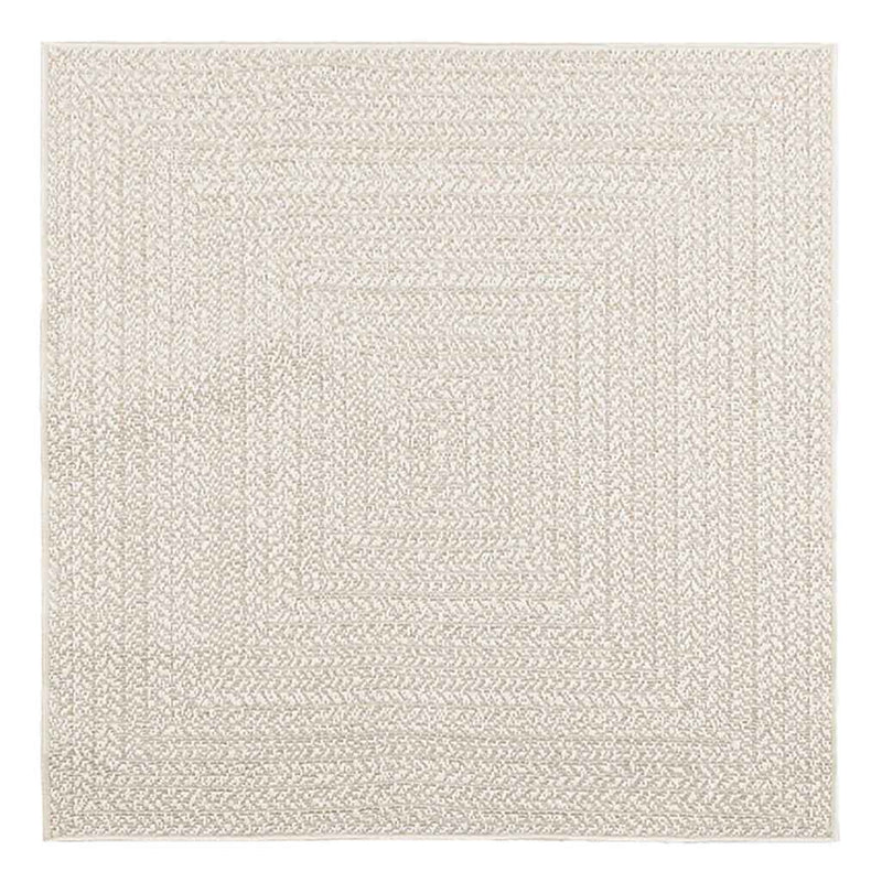 Load image into Gallery viewer, Vidaxl vloerkleed zizur room binnen en buiten 120x120 cm jute look
