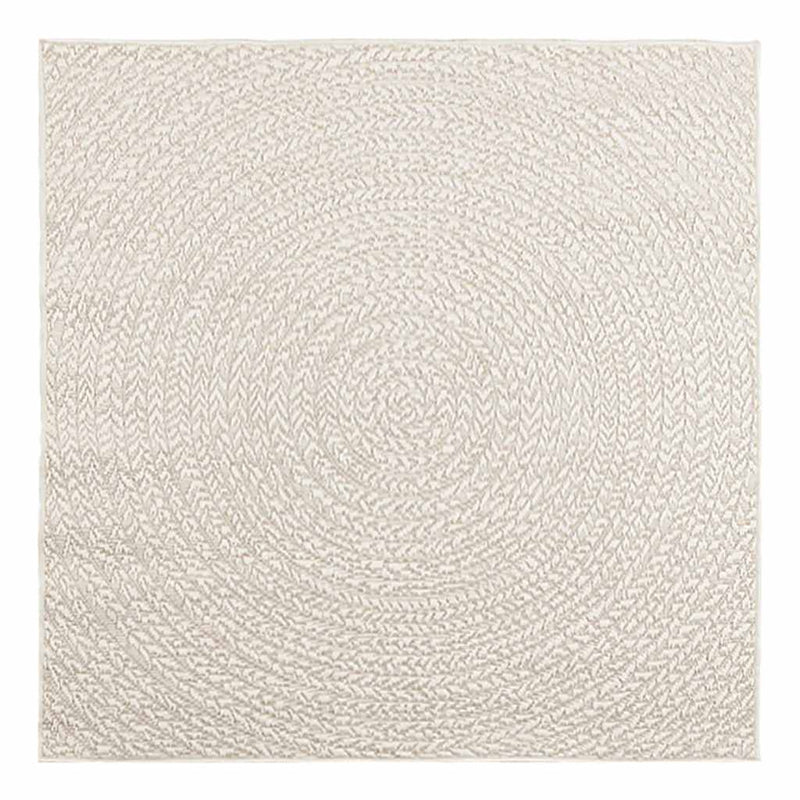 Afbeelding laden in galerijviewer, Vidaxl vloerkleed zizur room binnen en buiten 120x120 cm jute look
