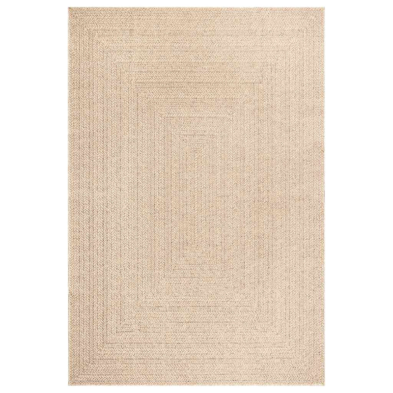 Chargez l'image dans la visionneuse de la galerie, Vidaxl vloerkleed zizur beige binnen en buiten 240x340 cm jute look