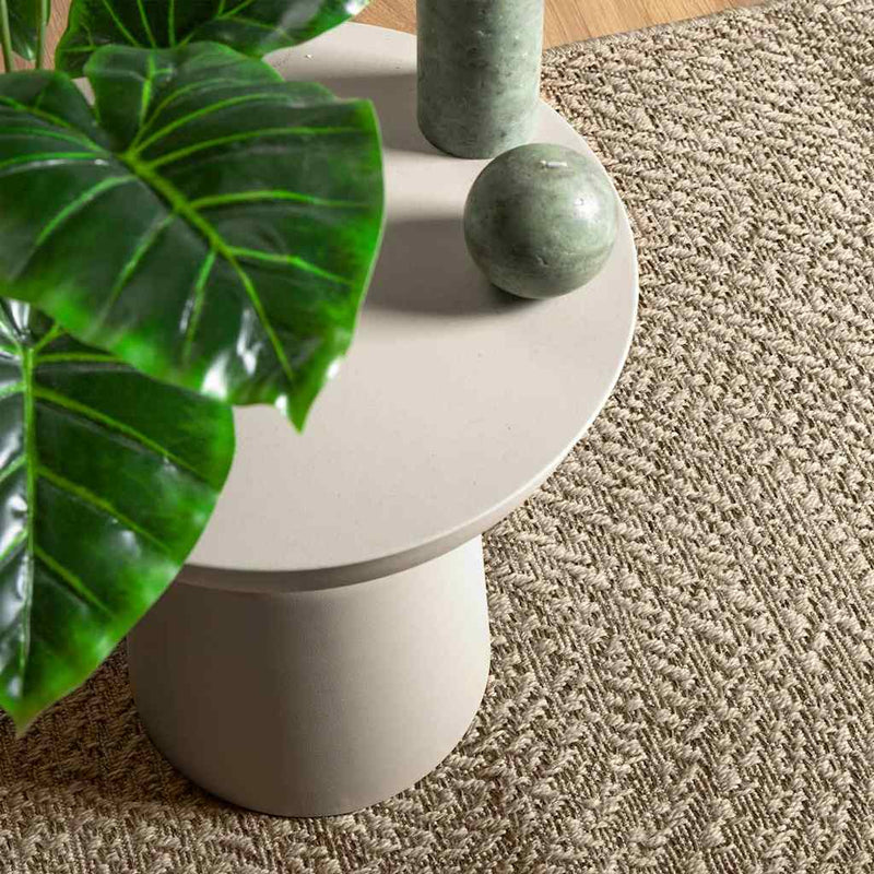 Load image into Gallery viewer, Vidaxl vloerkleed zizur beige binnen en buiten 140x200 cm jute look