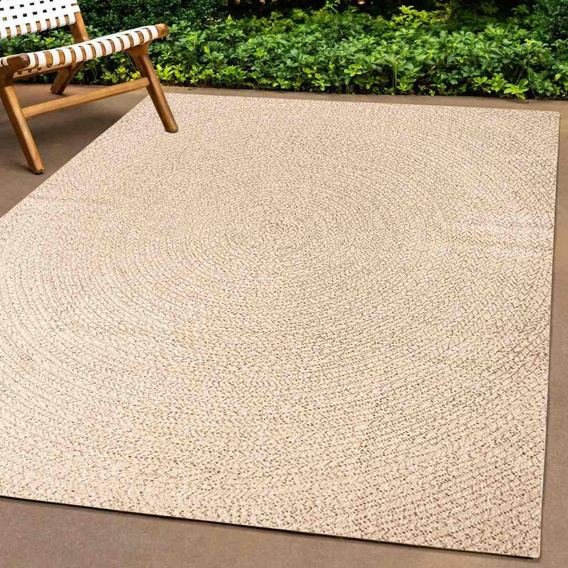 Afbeelding laden in galerijviewer, Vidaxl vloerkleed zizur beige binnen en buiten 160x230 cm jute look