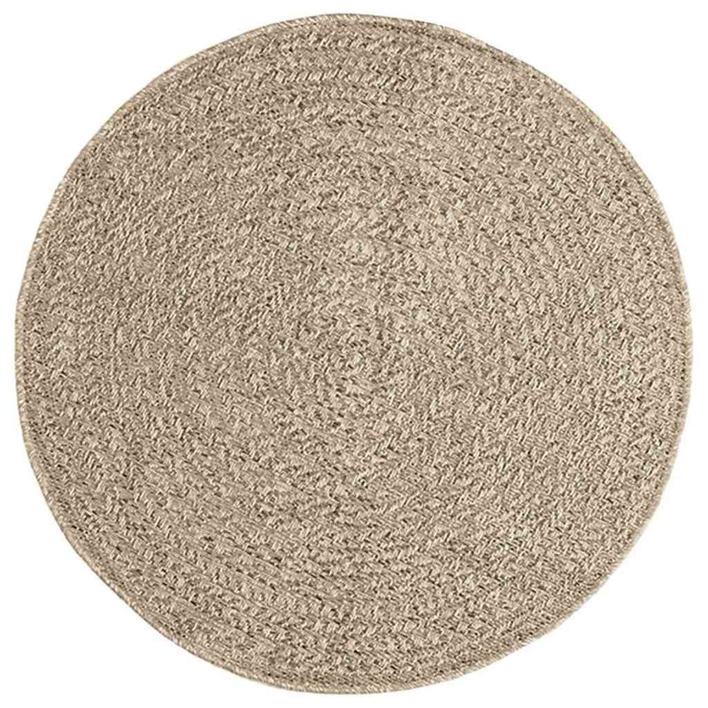 Load image into Gallery viewer, Vidaxl vloerkleed zizur beige binnen en buiten ø 90 cm jute look