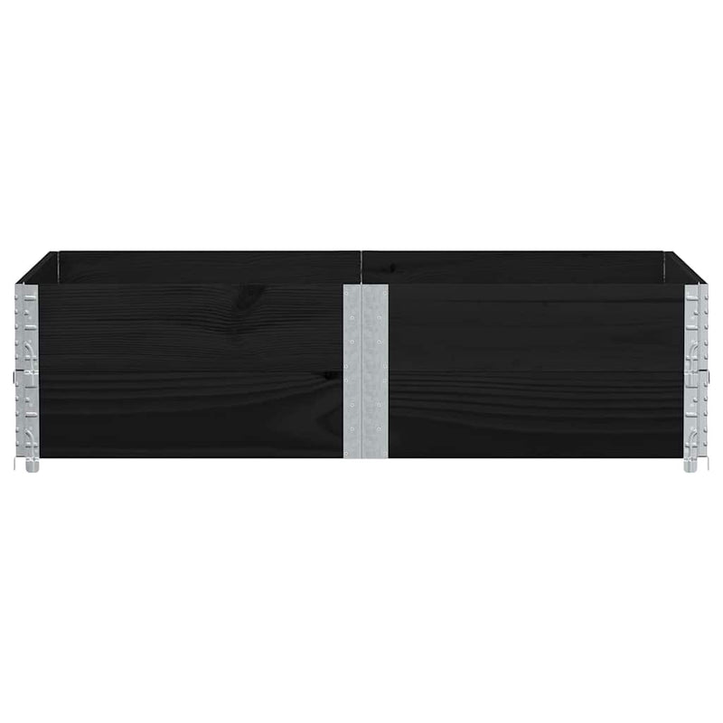 Load image into Gallery viewer, Vidaxl plantenbak 150x100 cm massief grenenhout zwart