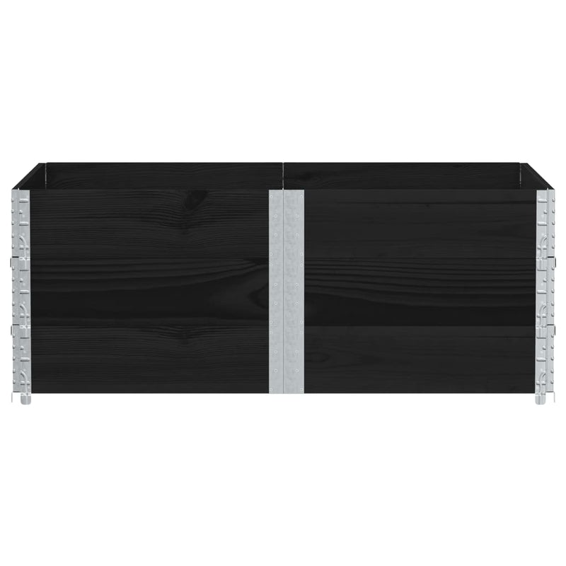 Load image into Gallery viewer, VidaXL Plantenbak 150x100 cm massief grenenhout zwart