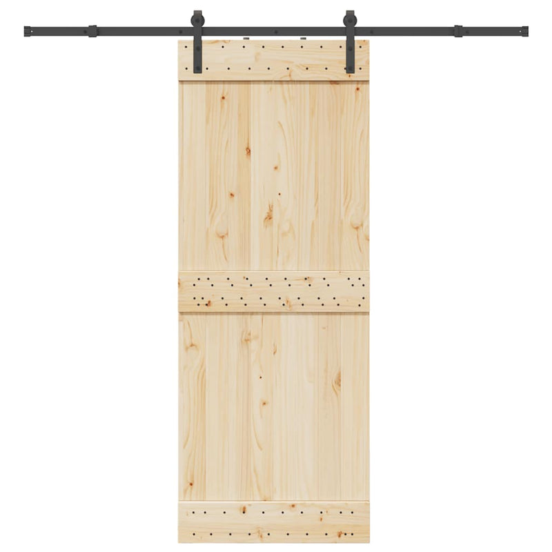 Load image into Gallery viewer, Vidaxl doos met onderdelen voor schuifdeur 213,5 cm staal zwart
