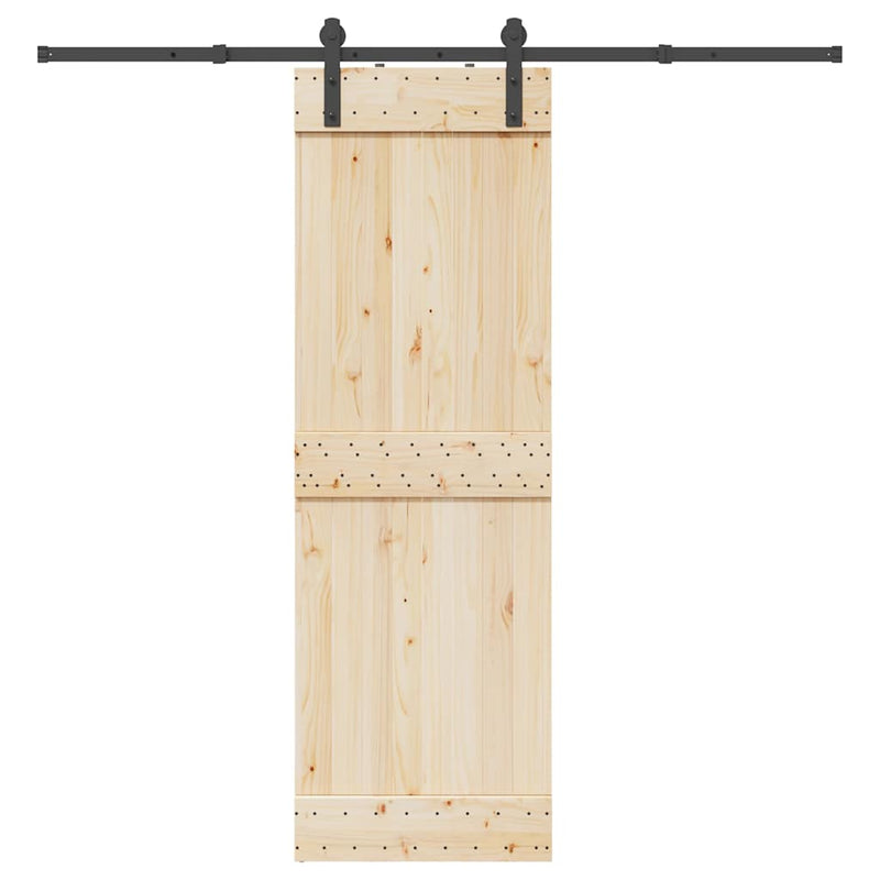 Load image into Gallery viewer, Vidaxl doos met onderdelen voor schuifdeur 213,5 cm staal zwart